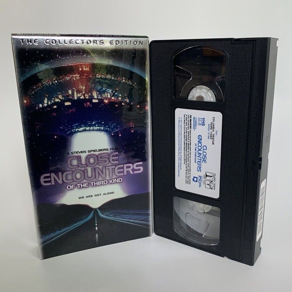 Close Encounters of the Third Kind (VHS, 1998 Release) Collector's Edition SciFi